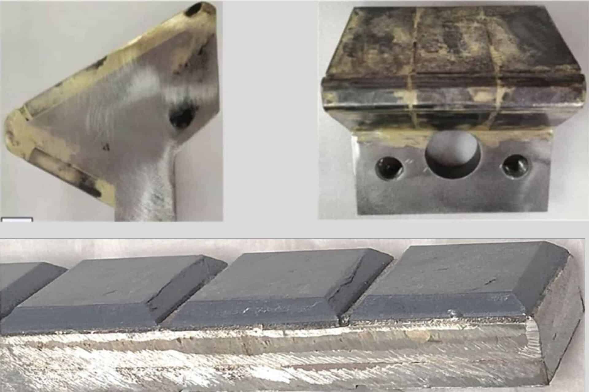 Pièces de fonte hybride variées.